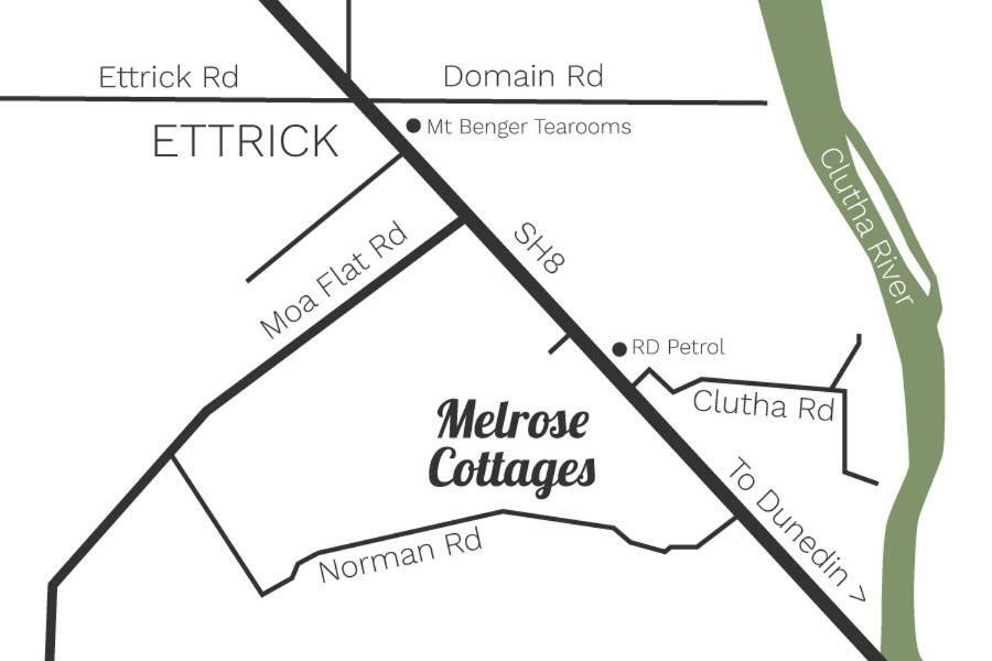 Melrose Cottages Millers Flat ภายนอก รูปภาพ